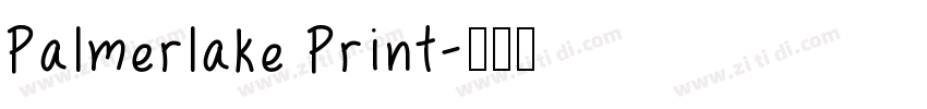Palmerlake Print字体转换